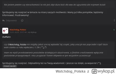 Watchdog_Polska - @WillyJamess: Hej, przyglądanie się naszym działaniom proponujemy z...