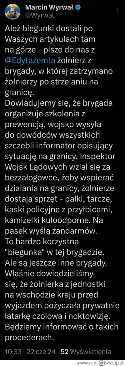 Grooveer - #wojsko #granica #polityka