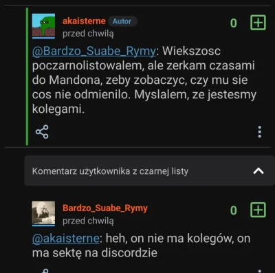 Miteora - #przegryw byliśmy dopóki ci nie przejrzałem profilu wszystkich wpisów 
A te...