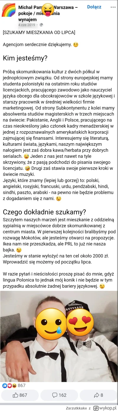 Zarzutkkake - Jakiś czas temu wynajmowałem dom od babki, która została pozbawiona pra...