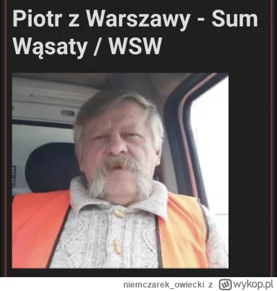 niemczarekowiecki - #kononowicz 
Jakoś mi to określenie z Warszawy_ do głupszego z bl...