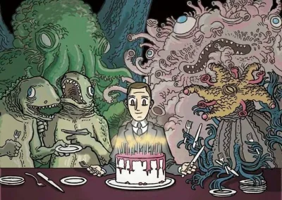 Apaturia - Dziś (20 sierpnia) przypada 133. rocznica urodzin H. P. Lovecrafta.

#love...