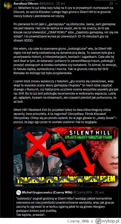 Czarny_Wilk - #kiszak 

W sumie jeszcze do jednej rzeczy chciałbym się odnieść, bo wi...