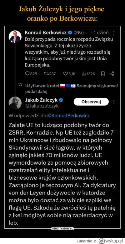 Lukardio - #putinkrecikorba #polskieonuce

#polska #4konserwy #konfederacja #polityka...