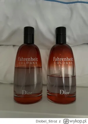 Diobel_Stroz - #perfumy na upały trochę klasyki Fahrenheit Cologne ubytek jak na zdję...