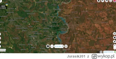 Jurasik201 - #ukraina to na niebiesko to tereny "Liberated" przez ukraińców,łączna po...