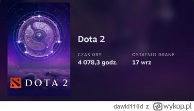 dawid110d - @aleroc: U mnie jedynie Dota dorobiła się liczby godzin powyżej 1k. Na sz...