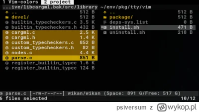 psiversum - #linux #vifm #naukait

Wśród konsolowych menadżerów plików, chyba najpopu...