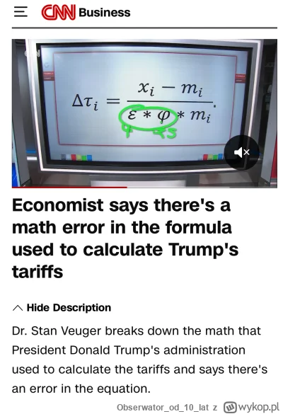 Obserwatorod10_lat - Cheetosman walnął się wyliczając poziom ceł. Kto by się spodziew...