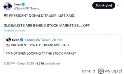 banzi - Globaliści, q--a! Przestańcie sprzedawać i psuć rynek pomarańczowej mordzie! ...