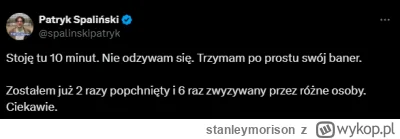 stanleymorison - Jak się okazało, był u rodziców i nie zdążył jeszcze wyjść z domu. 
...