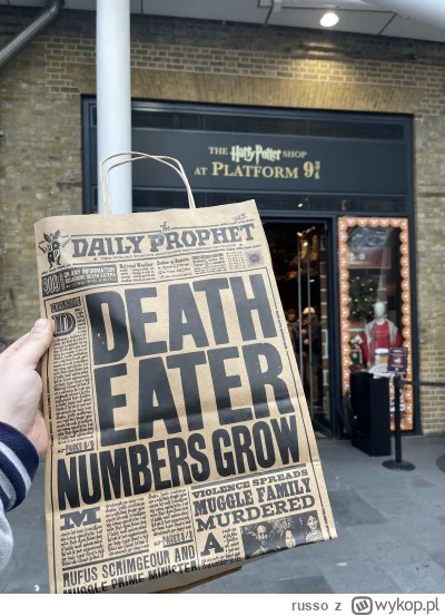 russo - Jakiś szczęśliwy mirek lub mirabelka, fan Harrego Pottera dostanie świeżutki ...