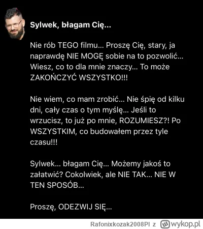 Rafonixkozak2008Pl - Wyciekła wiadomość GOLASA do Wardęgi! #famemma