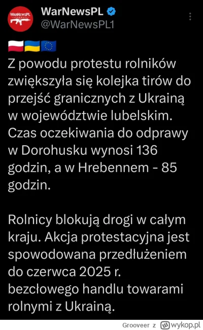 Grooveer - Here we go again
#ukraina #polska #rolnictwo