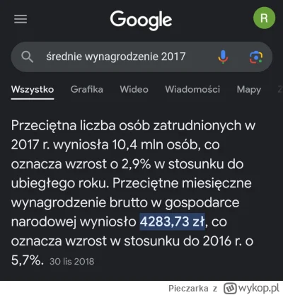 Pieczarka - Od 2017 roku pracuję i mieszkam za granicą. Wtedy średnie wynagrodzenie w...