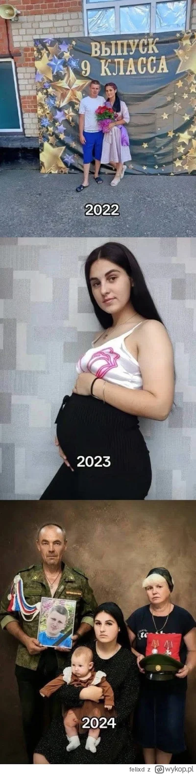 felixd - To zestawienie trzech zdjęć tworzy bardzo mocny i emocjonalny przekaz — wizu...