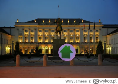WillyJamess - Słuchajcie, coś takiego pojawiło się przed Pałacem Prezydenckim. Ktoś w...