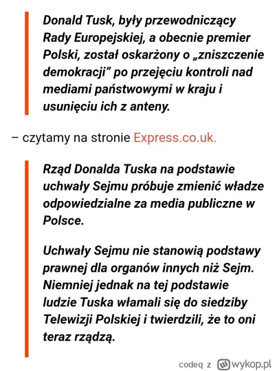 codeq - Putinowskimi metodami tussk próbuje przejąć władzę w mediach publicznych