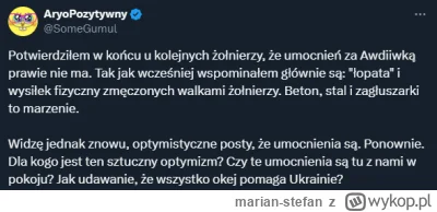 marian-stefan - Szkoda, że ukraińcy zamiast "bohatersko" walczyć w internecie i od mi...