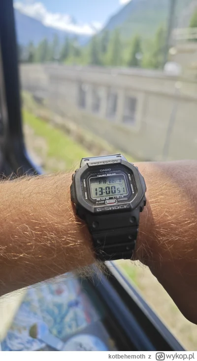kotbehemoth - @Cadfael wprawdzie zegarek japoński ale za to jestem w Szwajcarii