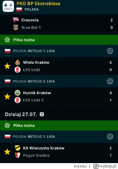 krystse - co za czasy żeby być z Krakowa 

#mecz #krakow