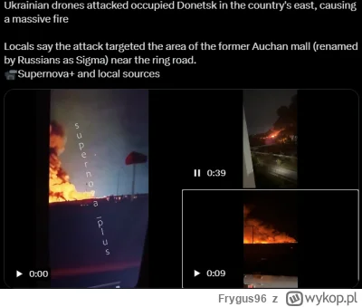 Frygus96 - #wojna #ukraina #rosja
Dzieńdobry Polska!
https://x.com/i/status/197713911...