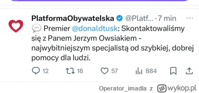 Operator_imadla - #powodz to nie jest żart ani fejk, Premier Polski prosi o pomoc goś...