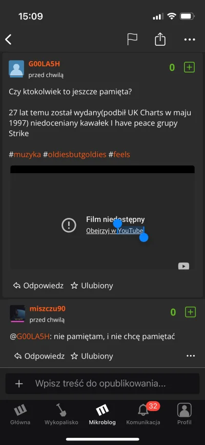 slabehaslo - @G00LA5H vikop tak osadził filmy yt w ramce, że na telefonie nie mogę pr...