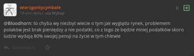 Bloodhorn - >Czyżby trollownia PO się uaktywniła na Wykopie?

@USSCallisto: koles sra...