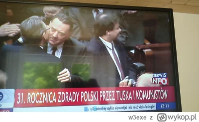 w3exe - chyba im się nagrania pomyliły bo kaczora pokazali