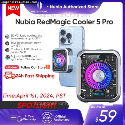 n____S - ❗ Nubia RedMagic VC Liquid Cooler 5 Pro Magnetic Phone Cooler
〽️ Cena: 45.79...