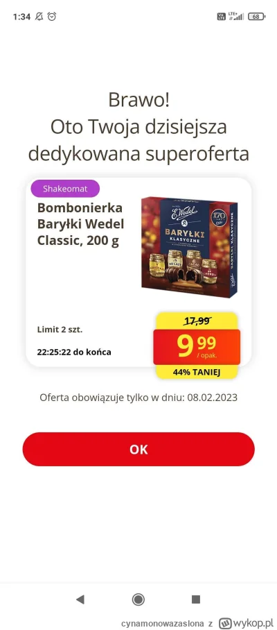 cynamonowazaslona - Co macie dzisiaj w biedronce???