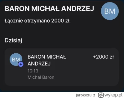 jarokoxu - #famemma 
Michał "Boxdel" Baron - wspiera swoich widzów wysyłając im pieni...