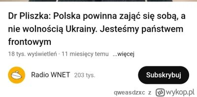 qweasdzxc - Ciekawe tezy wygłaszał pan dr. Pliszka tuż przed atakiem Kacapów na Ukrai...