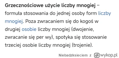 Niebadzksieciem - @Cadfael: wybacz, tak słabo znam język polski że wykorzystałem kole...