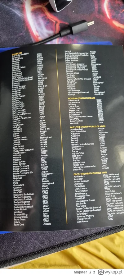 Majster_2 - Lista dostępnych tytułów jako ciekawostka. Tyle gier co na kardridżu od p...