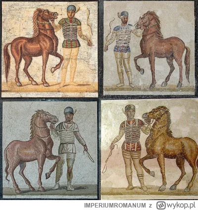 IMPERIUMROMANUM - Rzymskie mozaiki z woźnicami z każdej drużyny

Piękne rzymskie moza...