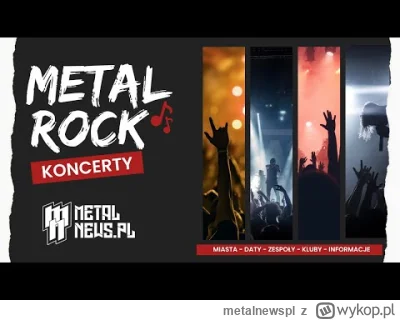 metalnewspl - Polecany koncerty w kwietniu: https://youtu.be/Bzag6t1N2J8

#rock #meta...