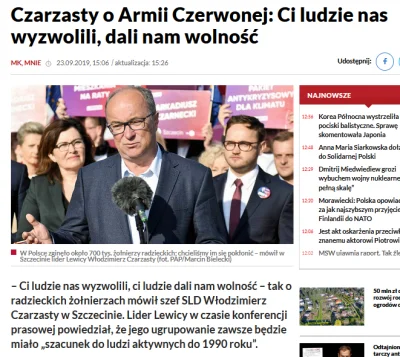 Roger_Casement - @Cogito-sum: Ba, niektórzy "demokraci" twierdzą, że wyzwalały Polskę...