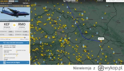 Niewiemja - A to to co to takiego? Duże bydle #ukraina #flightradar24 #wojna