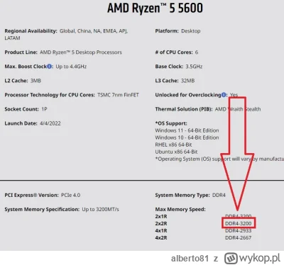 alberto81 - Mirki,
Chcę zakupić 2 kości ram (2x16GB) 3600MHz pod procesor Ryzen 5 560...