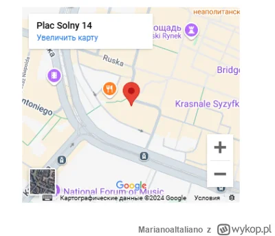 MarianoaItaliano - @mroz3: embed google mapy ma lokale ustawione na ukraińskie - dziw...