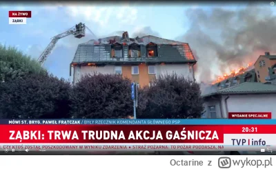 Octarine - #pozar w #ząbki co tam się odwaliło, że w 2 blokach obok siebie palą się d...