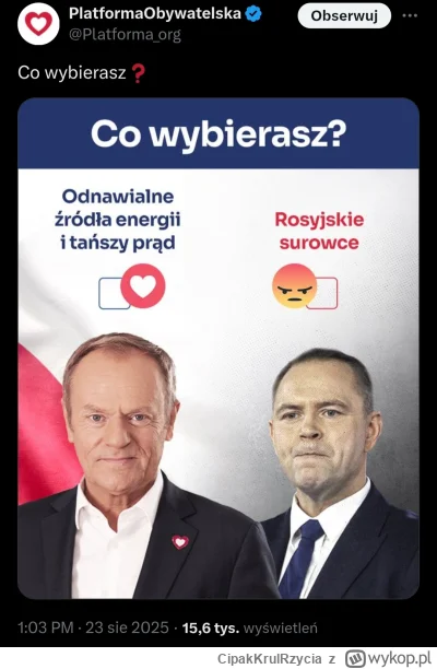 CipakKrulRzycia - #polityka #bekazpisu #polska #energetyka #oze #ankieta