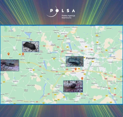 murison - > Obecnie odnaleziono 4 obiekty mogące być częścią rakiety Falcon 9 w nastę...