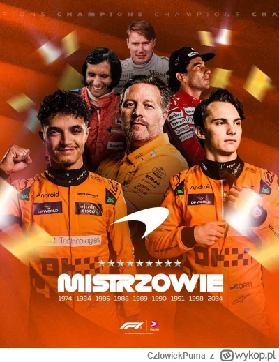 CzlowiekPuma - #f1 serdecznie pozdrawiam w barwach papai!