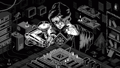 GARN - #pixelart #gif autor: Kirokaze | Master Boot Record - CPU