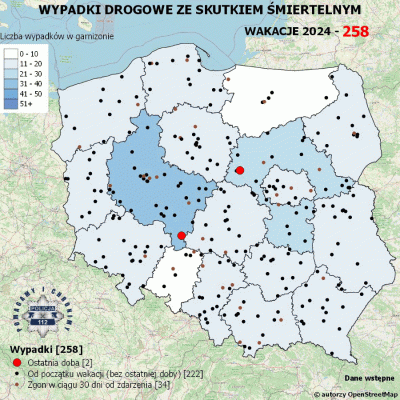 Salido - Minął 50. (z 73) dzień wakacji. 

W ciągu ostatniej doby miały miejsce 2 wyp...