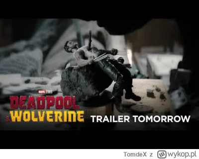 TomdeX - Jutro zwiastun Deadpool & Wolverine, jedynego tegorocznego filmu Marvela. Hy...