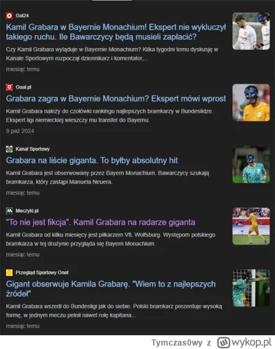 Tymczas0wy - >Auwiderzein Neuer

@kolikowski: Czyli transfer Kamila Grabary już na ru...